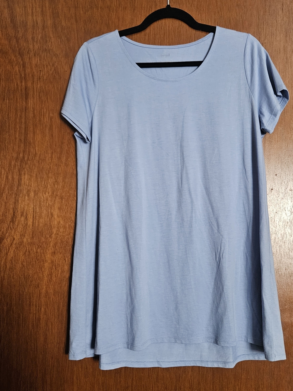 Women’s Light Blue Short Sleeve Swing Tee